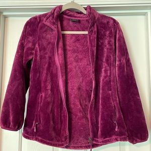 Girl’s Large Fuzzy Zip-Up